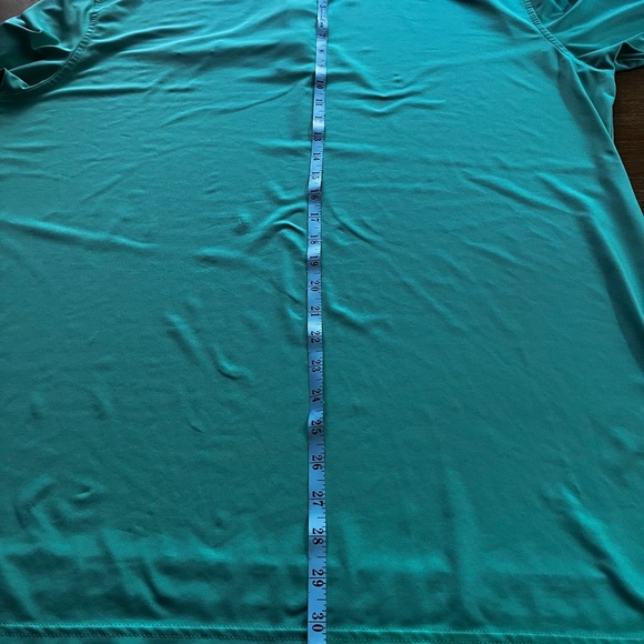 Peter Millar Summer Comfort Shirt Mens Large Green Solid Performance Jersey Polo - Picture 6 of 9